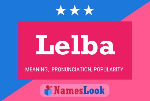 Lelba Name Poster