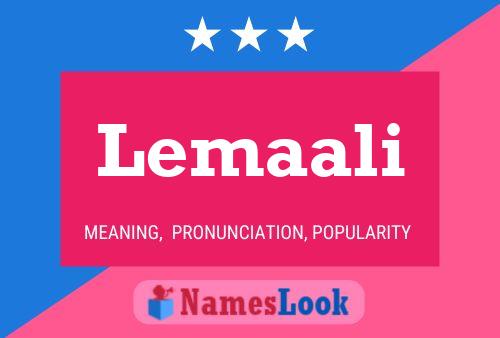 Lemaali Name Poster