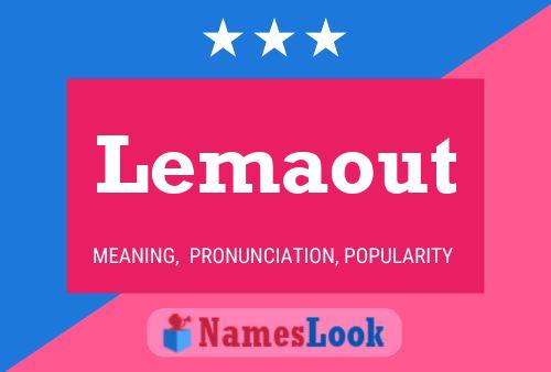 Lemaout Name Poster