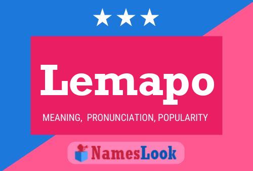 Lemapo Name Poster