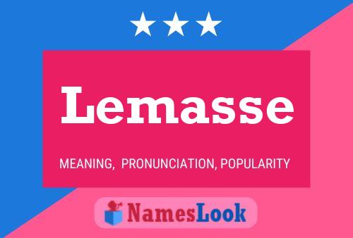 Lemasse Name Poster