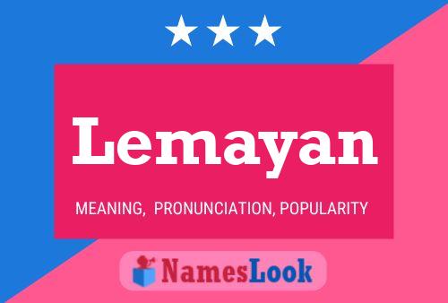 Lemayan Name Poster