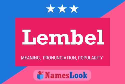 Lembel Name Poster