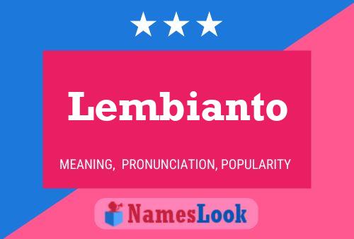 Lembianto Name Poster