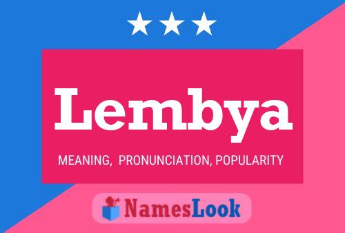 Lembya Name Poster