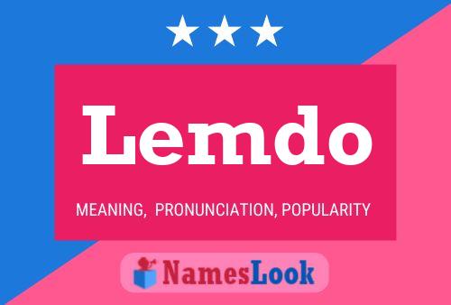 Lemdo Name Poster