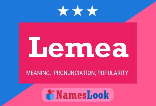 Lemea Name Poster