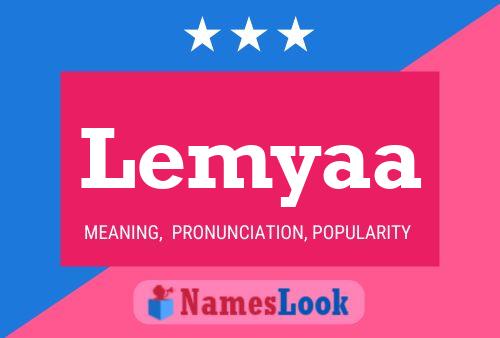 Lemyaa Name Poster