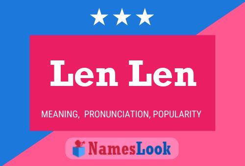 Len Len Name Poster