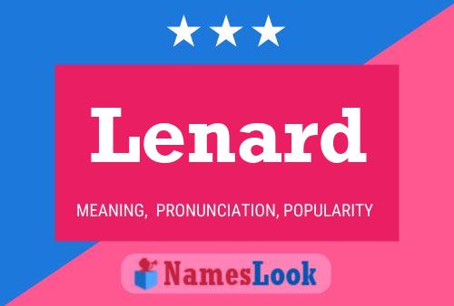 Lenard Name Poster