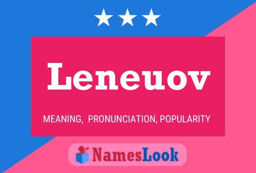 Leneuov Name Poster