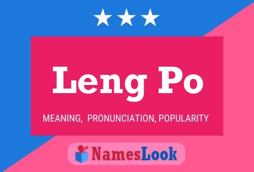 Leng Po Name Poster