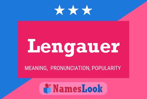 Lengauer Name Poster