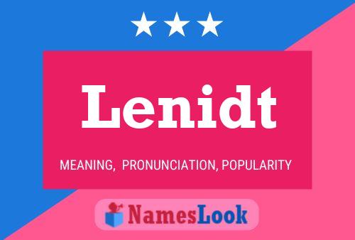 Lenidt Name Poster