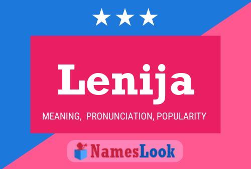 Lenija Name Poster