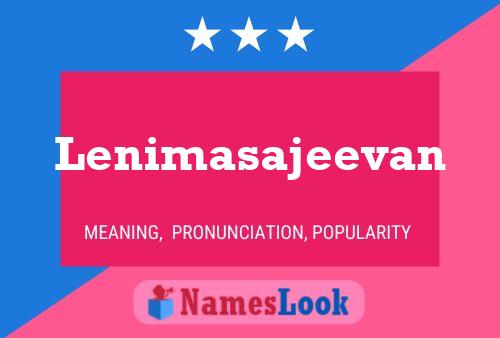 Lenimasajeevan Name Poster