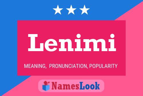 Lenimi Name Poster