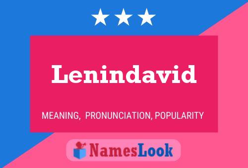 Lenindavid Name Poster