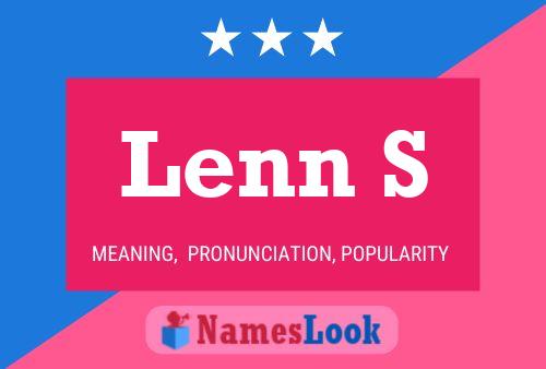 Lenn S Name Poster