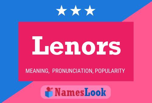 Lenors Name Poster