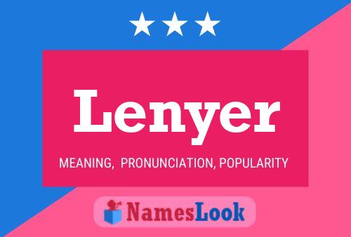 Lenyer Name Poster