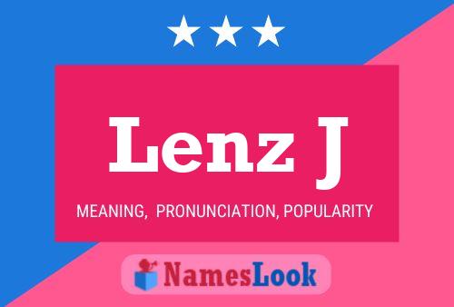 Lenz J Name Poster