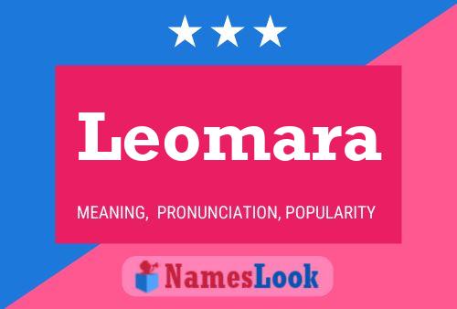 Leomara Name Poster