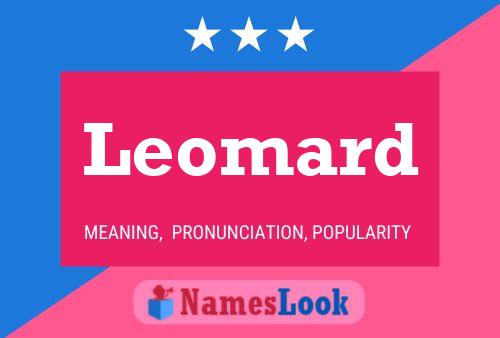 Leomard Name Poster