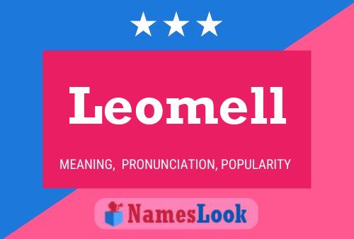 Leomell Name Poster