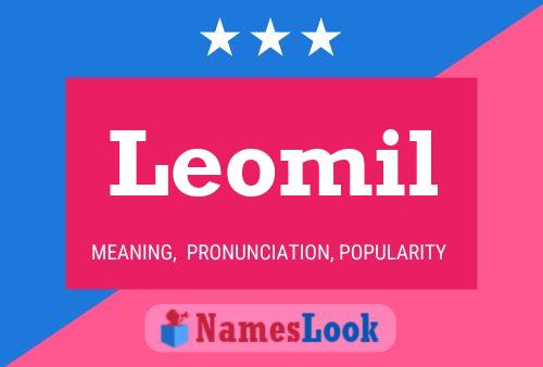 Leomil Name Poster