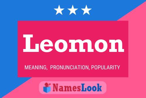 Leomon Name Poster