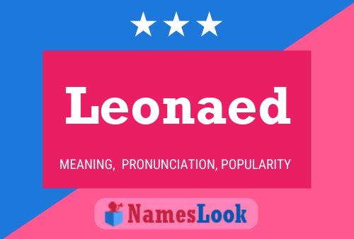 Leonaed Name Poster