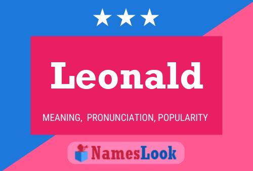 Leonald Name Poster