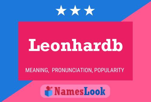 Leonhardb Name Poster