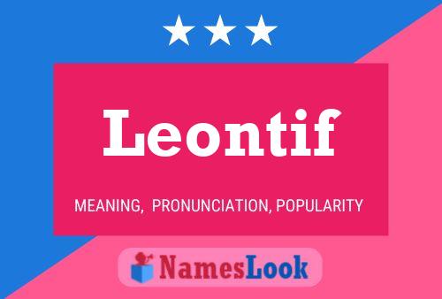 Leontif Name Poster