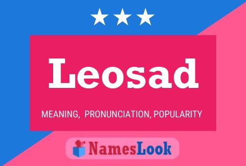 Leosad Name Poster