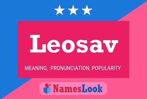 Leosav Name Poster