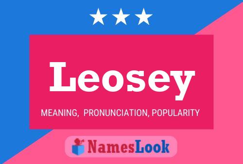 Leosey Name Poster