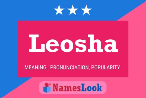 Leosha Name Poster