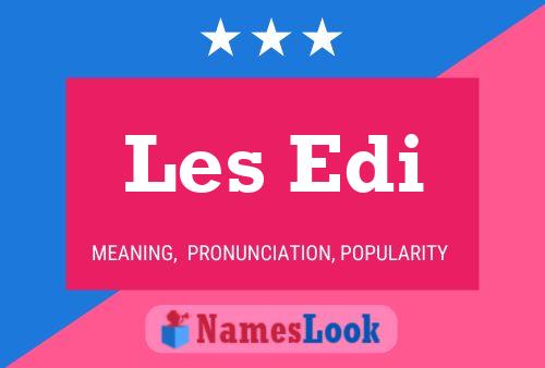 Les Edi Name Poster