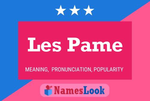 Les Pame Name Poster