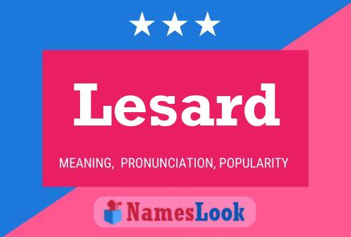 Lesard Name Poster