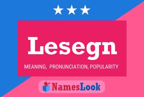 Lesegn Name Poster