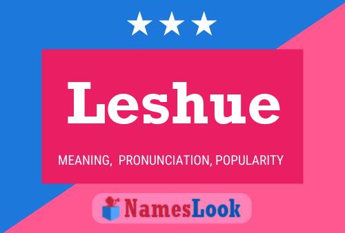 Leshue Name Poster