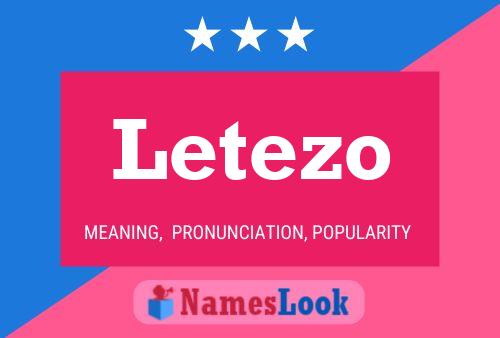 Letezo Name Poster