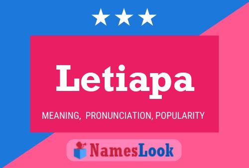 Letiapa Name Poster