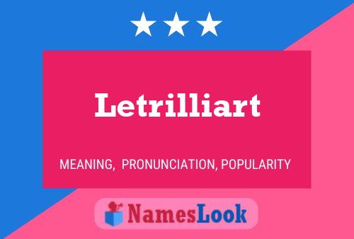 Letrilliart Name Poster