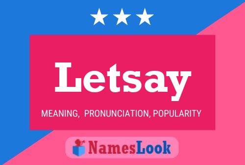 Letsay Name Poster