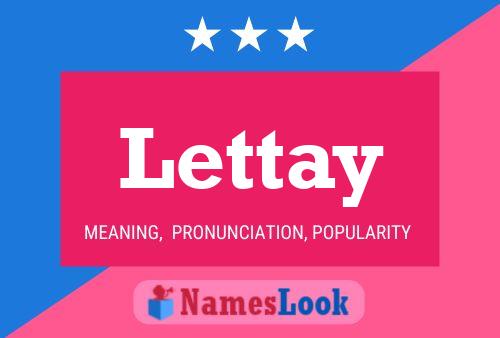 Lettay Name Poster