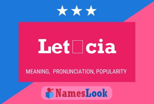 Letícia Name Poster